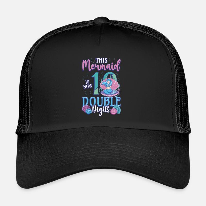 Cette sirène est maintenant 10, deux chiffres Casquette trucker 