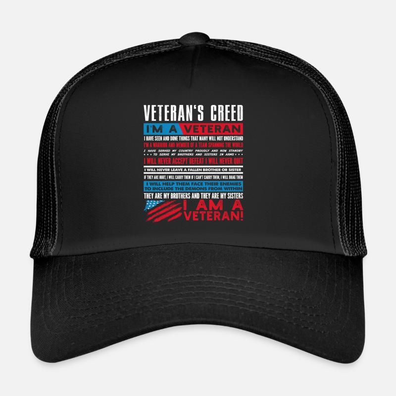 Veterans Credo, Veterans Trucker Cap