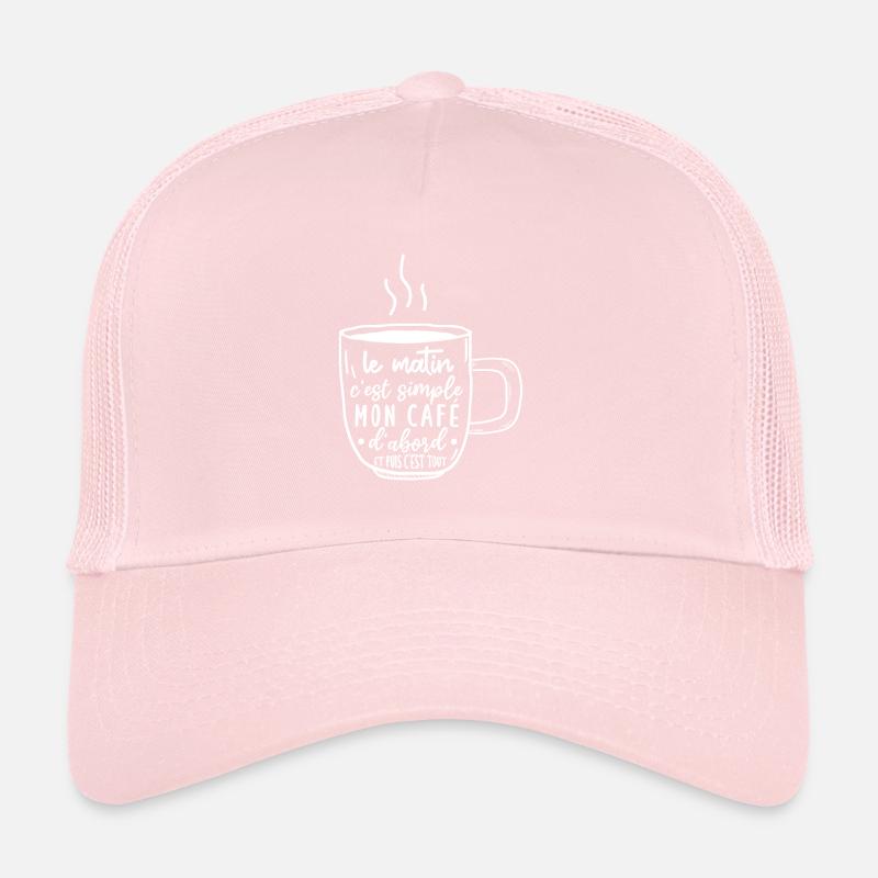 café humour, café du matin citation, Casquette trucker 