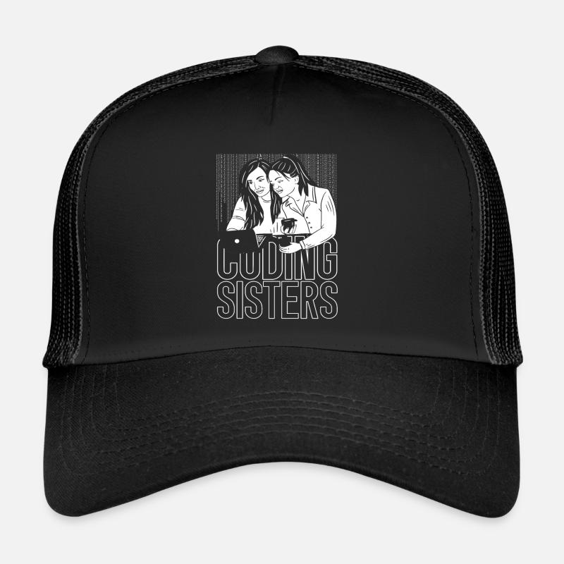 Développeur Coder Programmeur Sœur Casquette trucker 