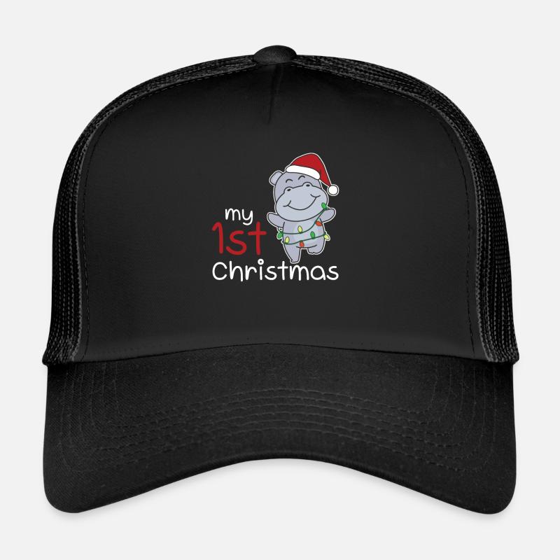Hippo Noël Cheval mon 1er Noël Casquette trucker 