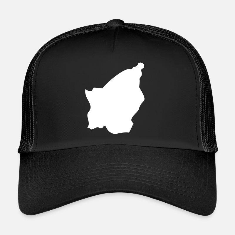 San Marino map flag Trucker Cap