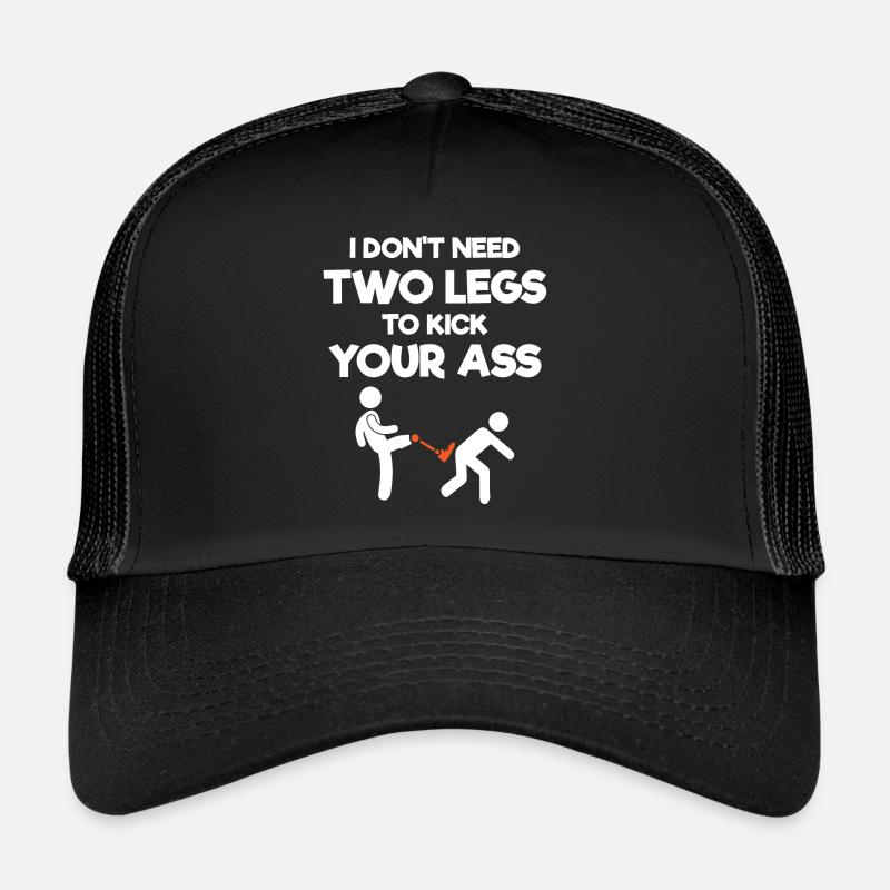 Leg prosthesis, prosthesis, amputee, amputation Trucker Cap