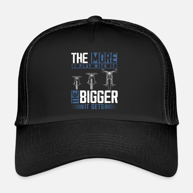 Motorcycle lovers, motorcycles, motorcycles - Trucker Cap - black/black