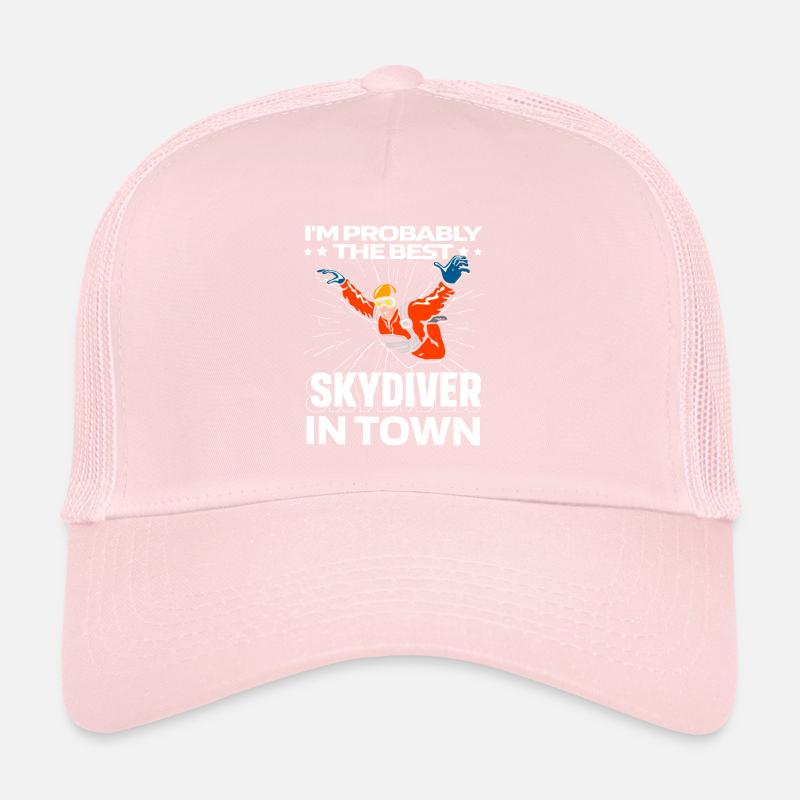 Skydiving Skydiving Funny Trucker Cap