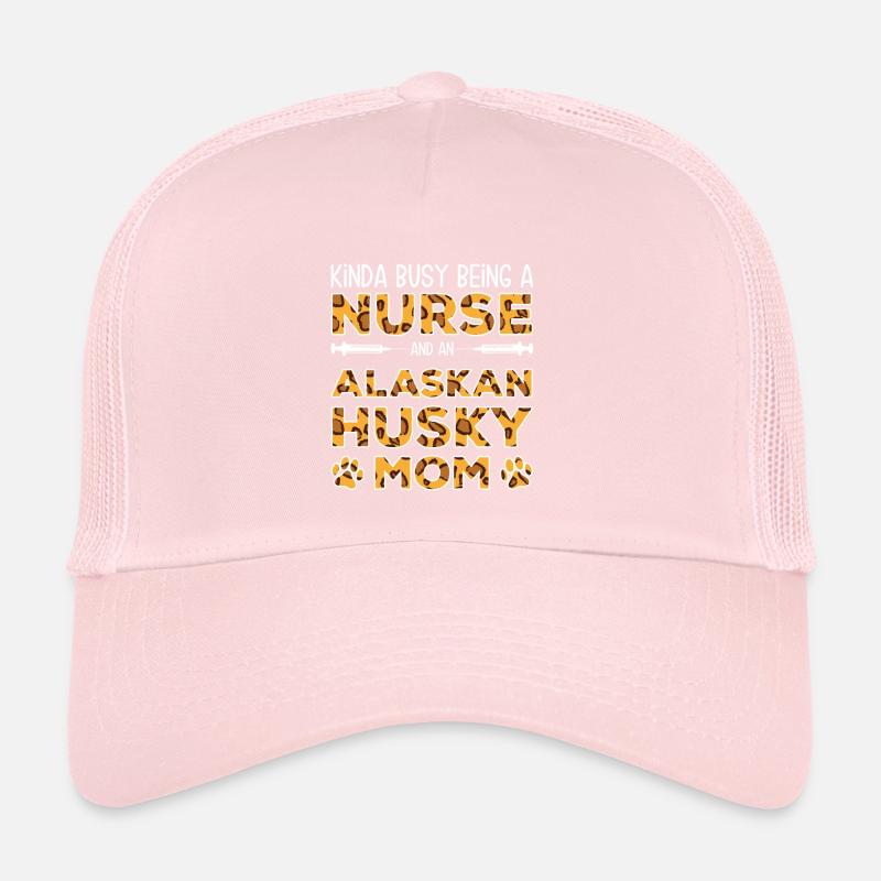Krankenschwester-Hundemutter - Alaskan Husky Trucker Cap