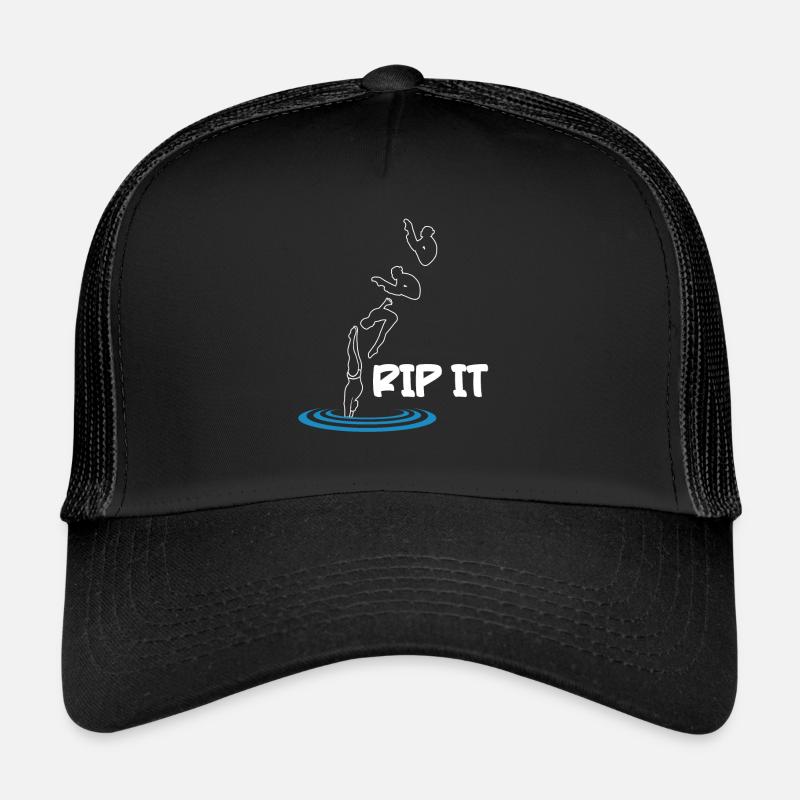 Diving Diver Rip It - Trucker Cap - black/black