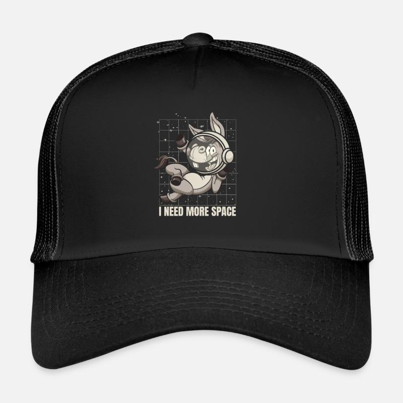 Muli Esel Astronaut I Need More Space Trucker Cap