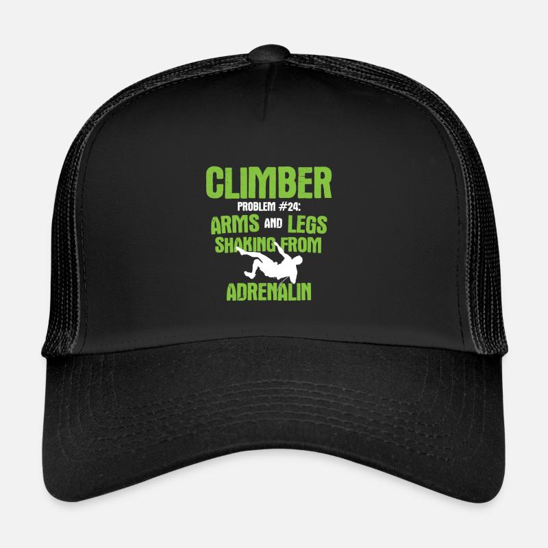 Klettern Bouldern - Trucker Cap - Schwarz/Schwarz