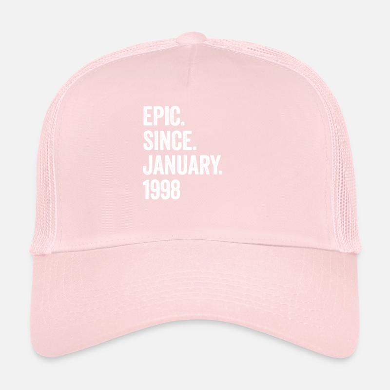 25 Years Epic Since January 1998 25th Birthday Trucker Cap