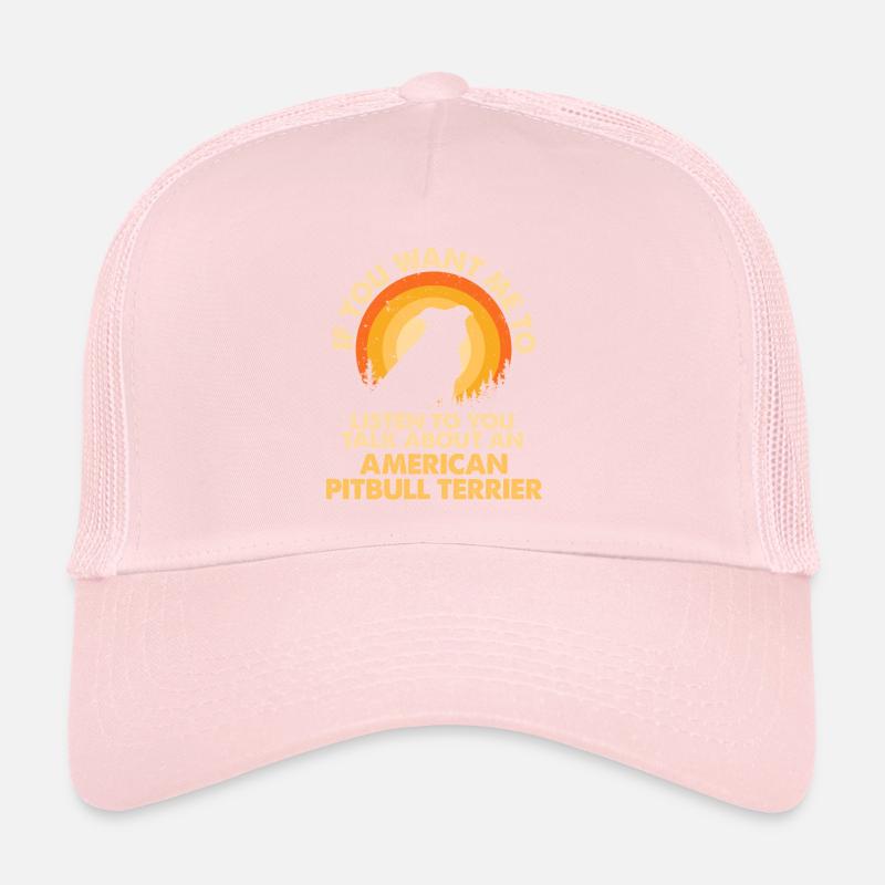 Talk About Dogs Pit Bull Terrier Trucker Cap