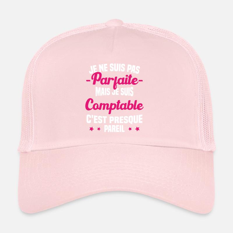 Pas parfaite mais je suis Comptable Humour Cadeau Casquette trucker 