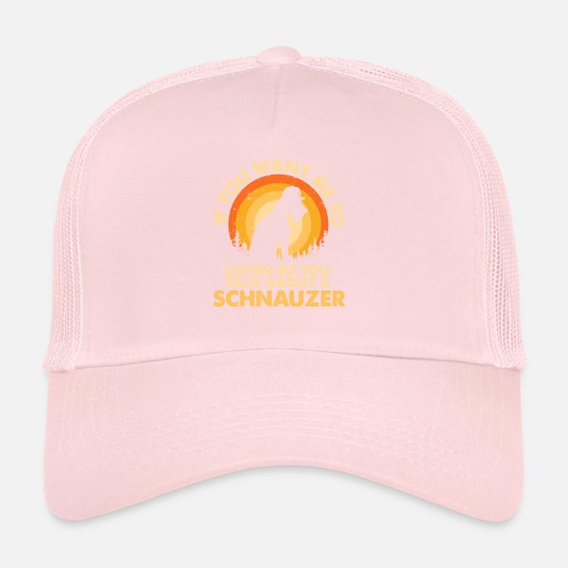 Sprechen Sie Über Hundeschnauzer Trucker Cap