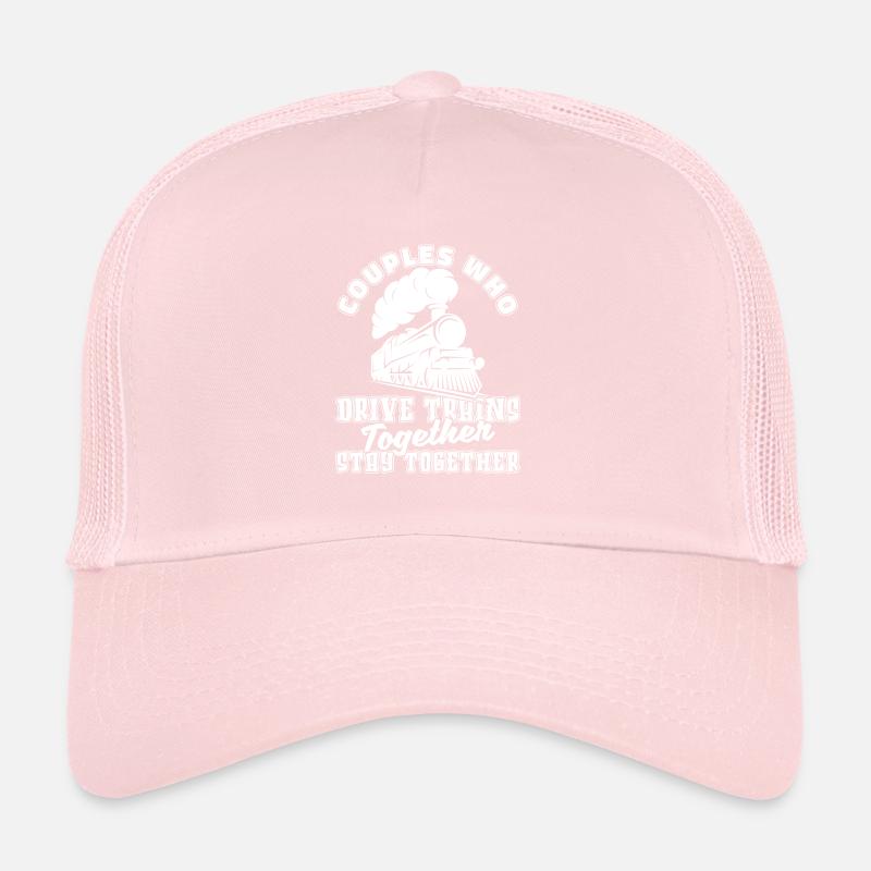 Train driver Paar Trucker Cap