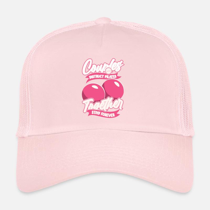 Pilates Pilates Instructor Couple Trucker Cap