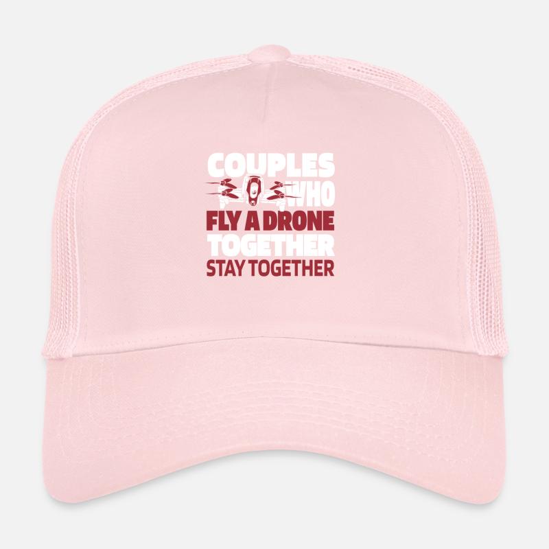 Drone Quadcopter Pair Trucker Cap