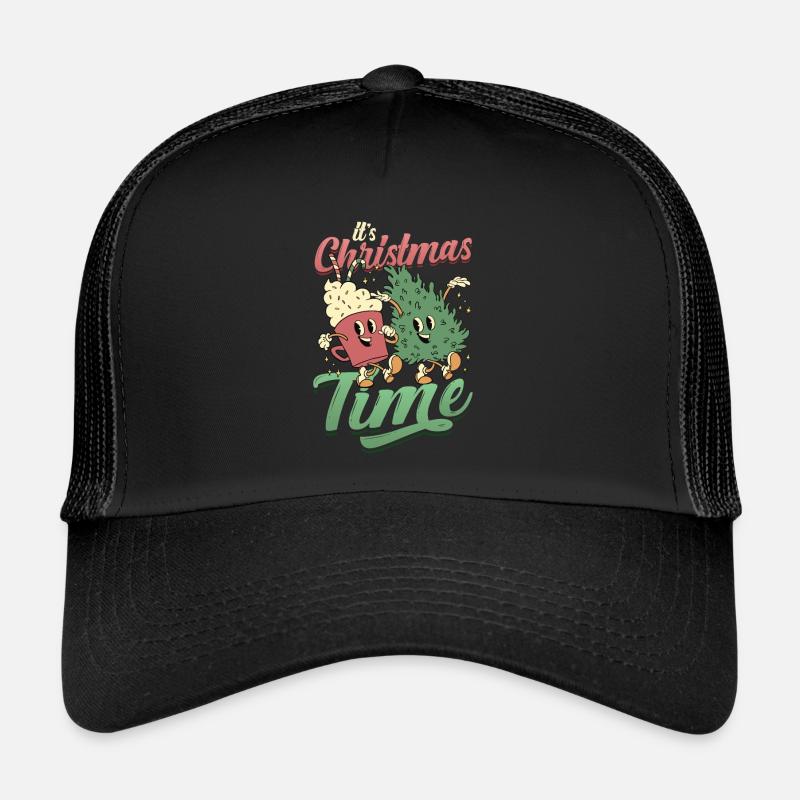 Es Ist Weihnachtszeit - Trucker Cap - Schwarz/Schwarz