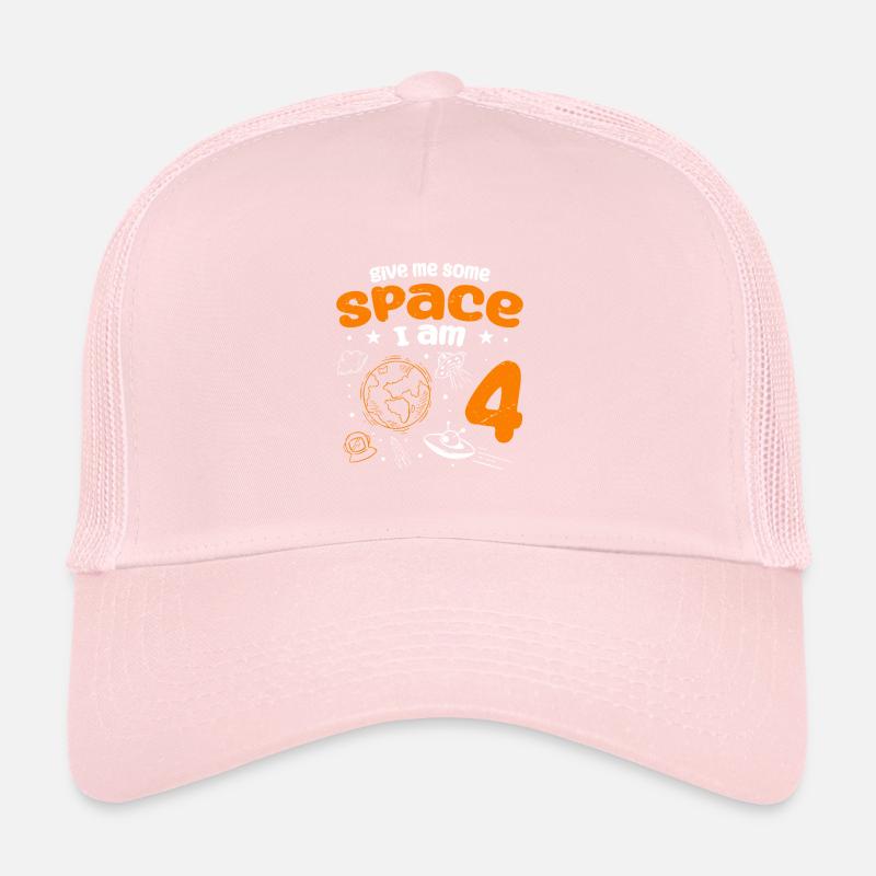 Gebt mir etwas Platz, ich bin 4 Astronauten Trucker Cap