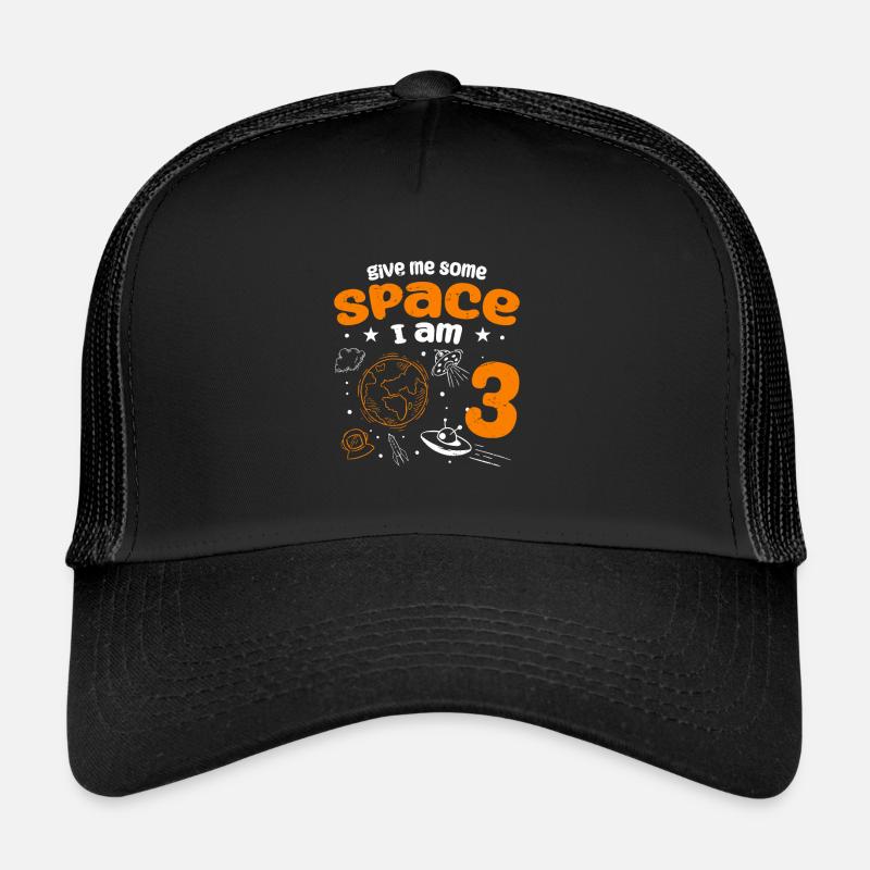 Gebt mir etwas Platz, ich bin 3 Astronauten Trucker Cap