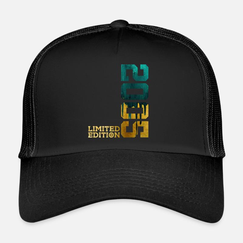 21. GEBURTSTAG LIMITED EDITION 2005 - Trucker Cap - Schwarz/Schwarz