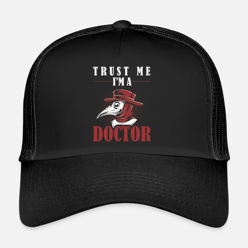 Mittelalterlicher Pestarzt Sarkastischer Trucker Cap