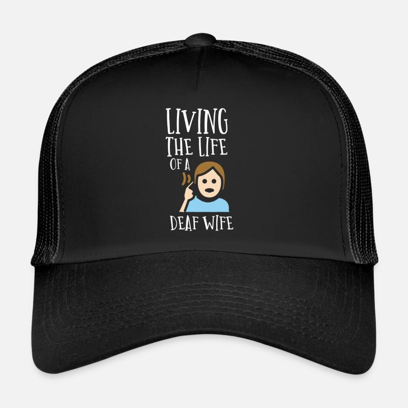 Fierté sourde, ouïe, handicapé, surdité Casquette trucker 