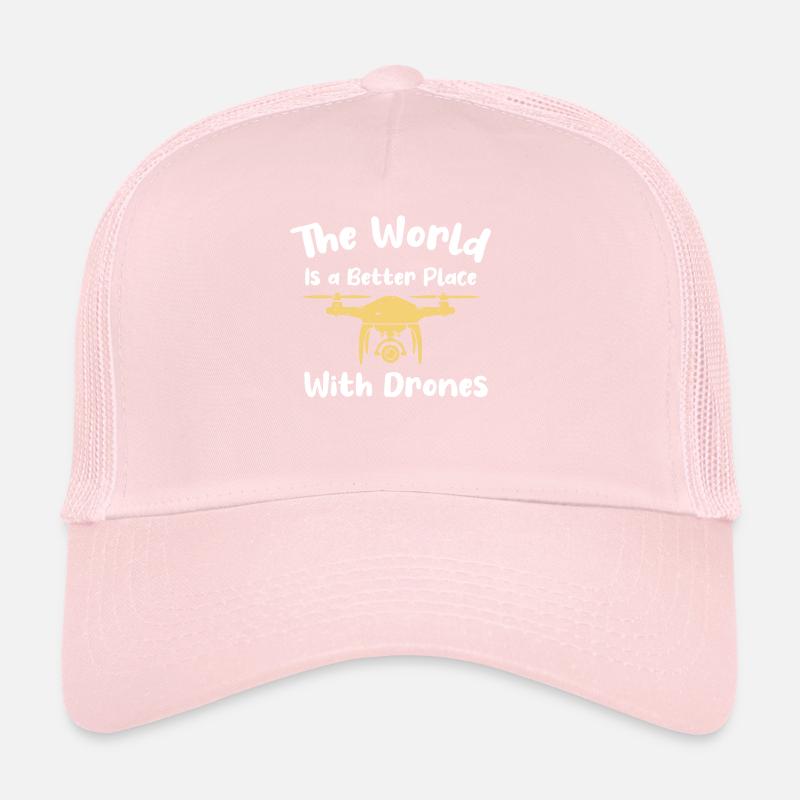 Drone volant, drones, drones, modèles réduits d’avions Casquette trucker 