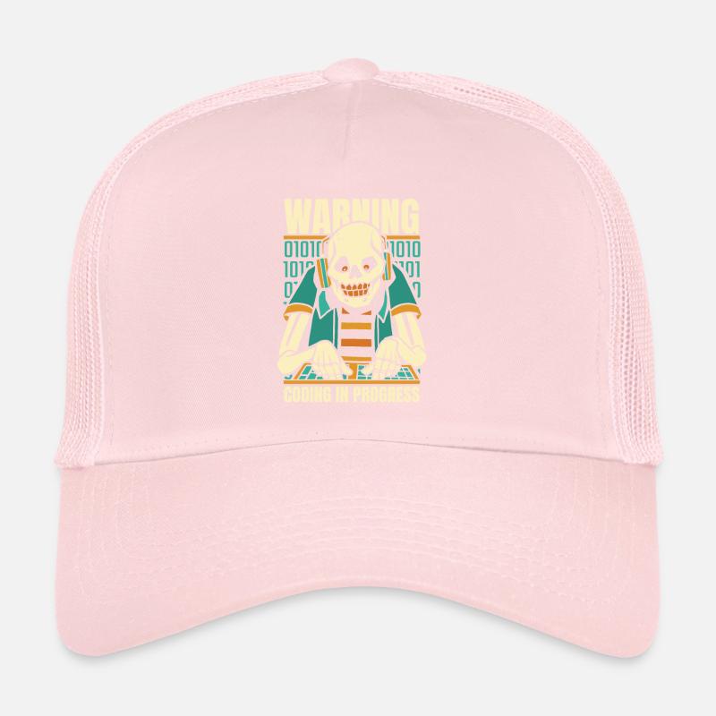 Développeur Coder Programmeur Squelette Casquette trucker 