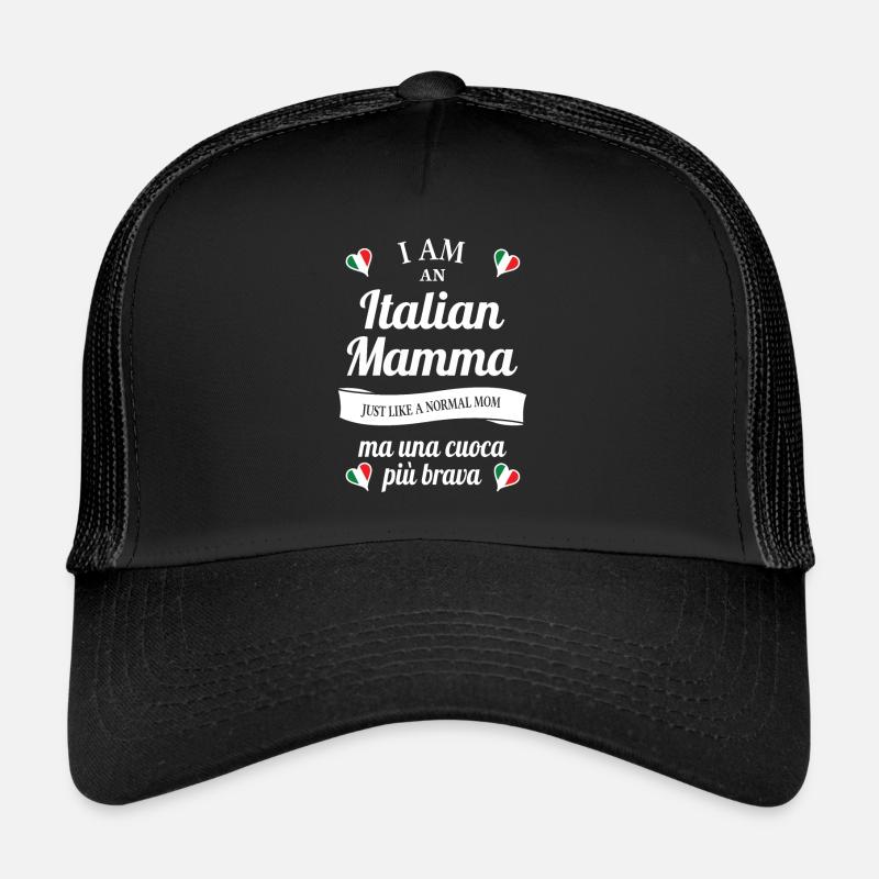 Meilleure mère et cuisinière italienne Casquette trucker 