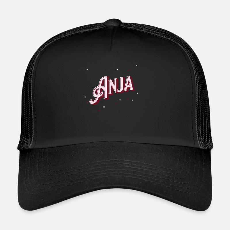 Anja Namen personalisiert Trucker Cap