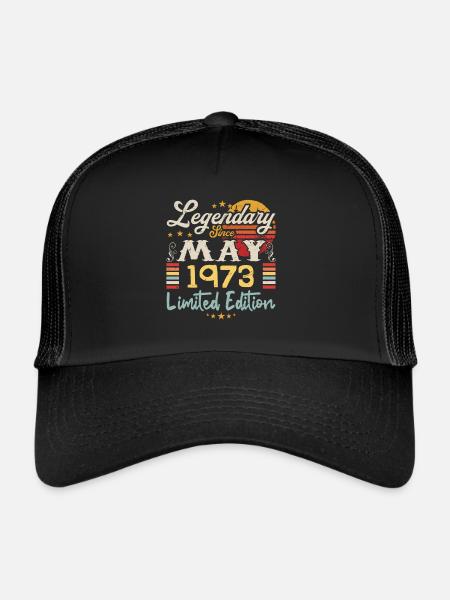Legendary since May 1973 Limited Edition - Casquette trucker  - noir/noir - Devant