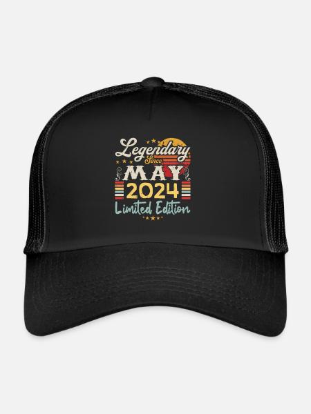 Legendary since May 2024 Limited Edition - Casquette trucker  - noir/noir - Devant