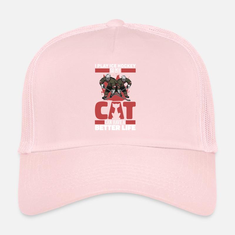 Eishockey Katze Trucker Cap