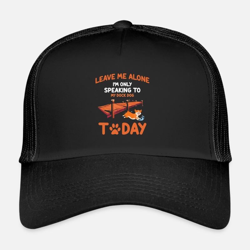 Dock Diving Design for Dog Jumping and Dock Dog Trucker Cap