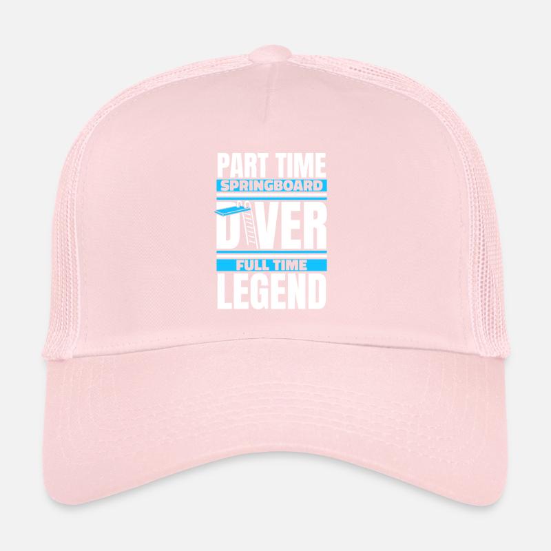 Légende du plongeur plongeur Casquette trucker 