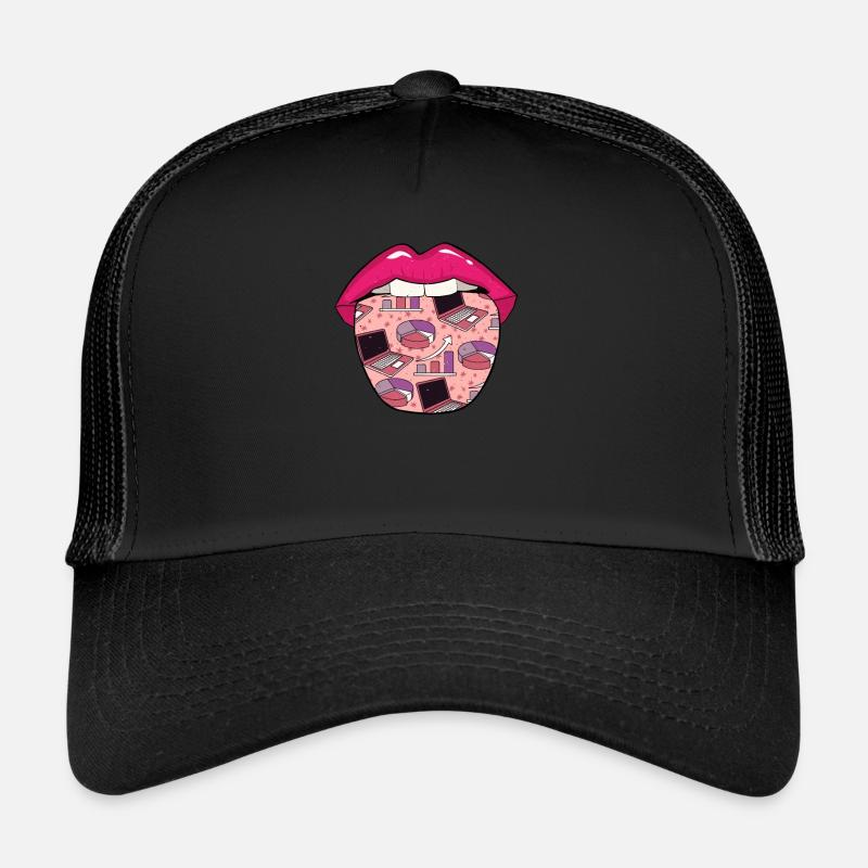 Lèvres de Data Science Data Analyst Casquette trucker 