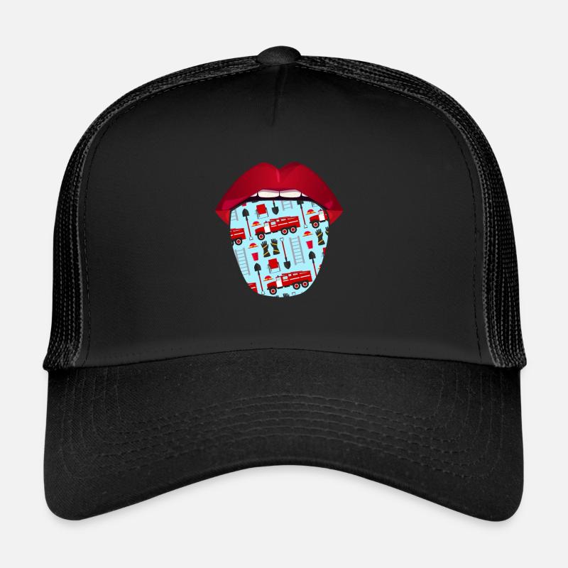 Firefighter Tongue Trucker Cap