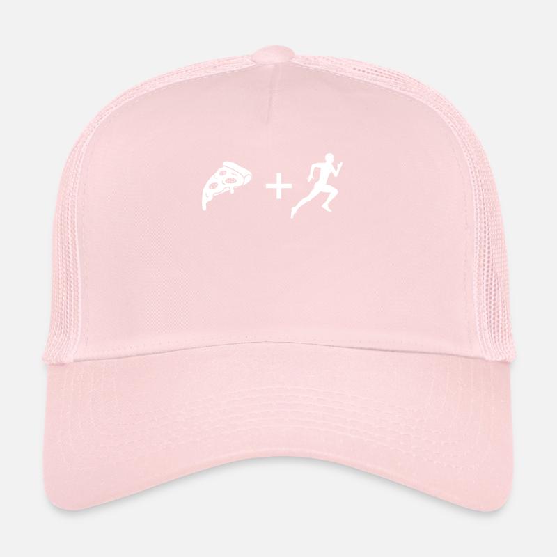Pizza - Course à pied - Casquette trucker 