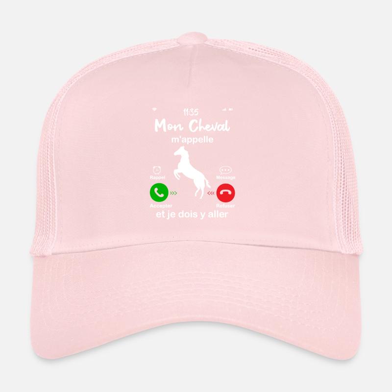 Mon Cheval M'appelle. Et Je Dois Y Aller Casquette trucker 