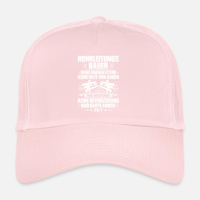 Constructeur de pipelines Construction de pipelines Pipelayer Casquette trucker 