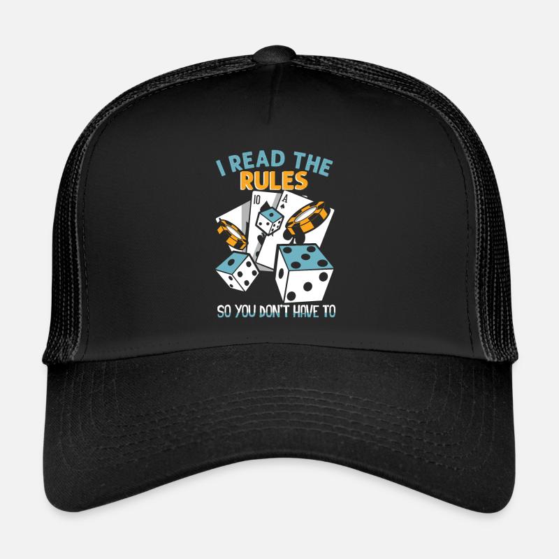 Ich lese die Regeln, damit Sie nicht müssen Trucker Cap