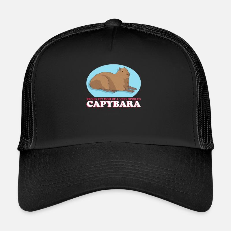 Capybara Mom Capybaras Gift Trucker Cap
