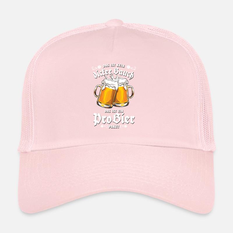 Mit Bauch, pro Bier - Witziger Bier Spruch Trucker Cap