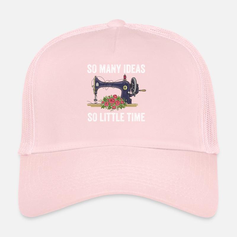 So Many Ideas So Little Time Sewing Machine Trucker Cap