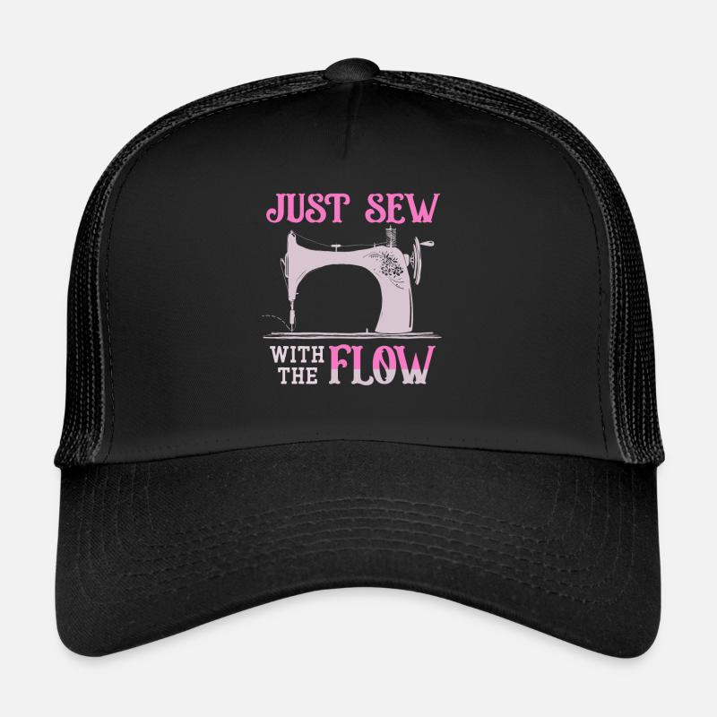 Nähen Sie einfach mit der Flow-Nähmaschine Quilten Trucker Cap
