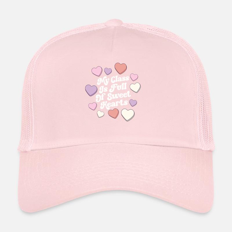 Professeur Saint-Valentin Ma classe est pleine de douceur Casquette trucker 