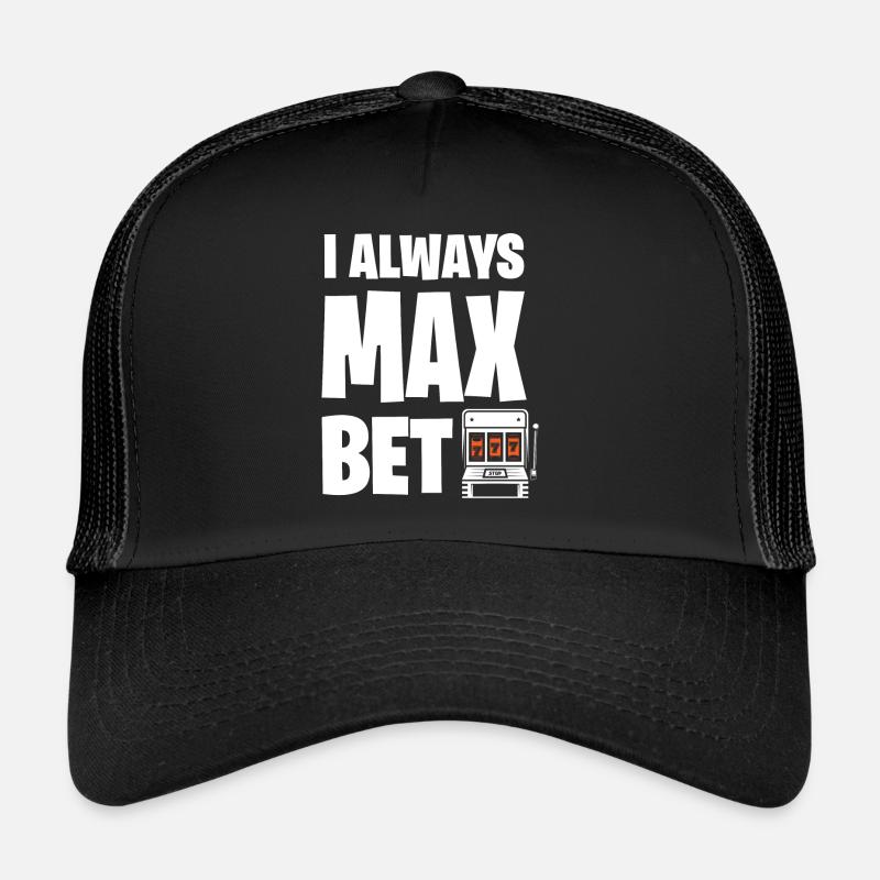Machine à sous, Jeux d’argent, Machine à sous Casquette trucker 
