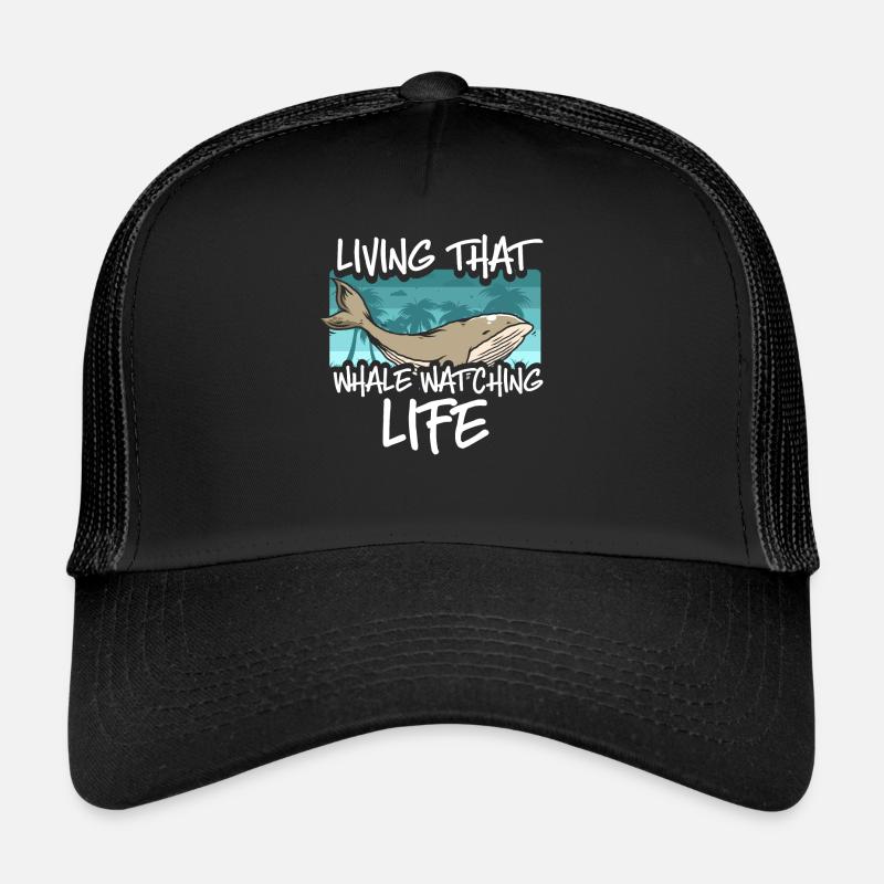 Observation des baleines, biologie marine, sciences de la mer Casquette trucker 