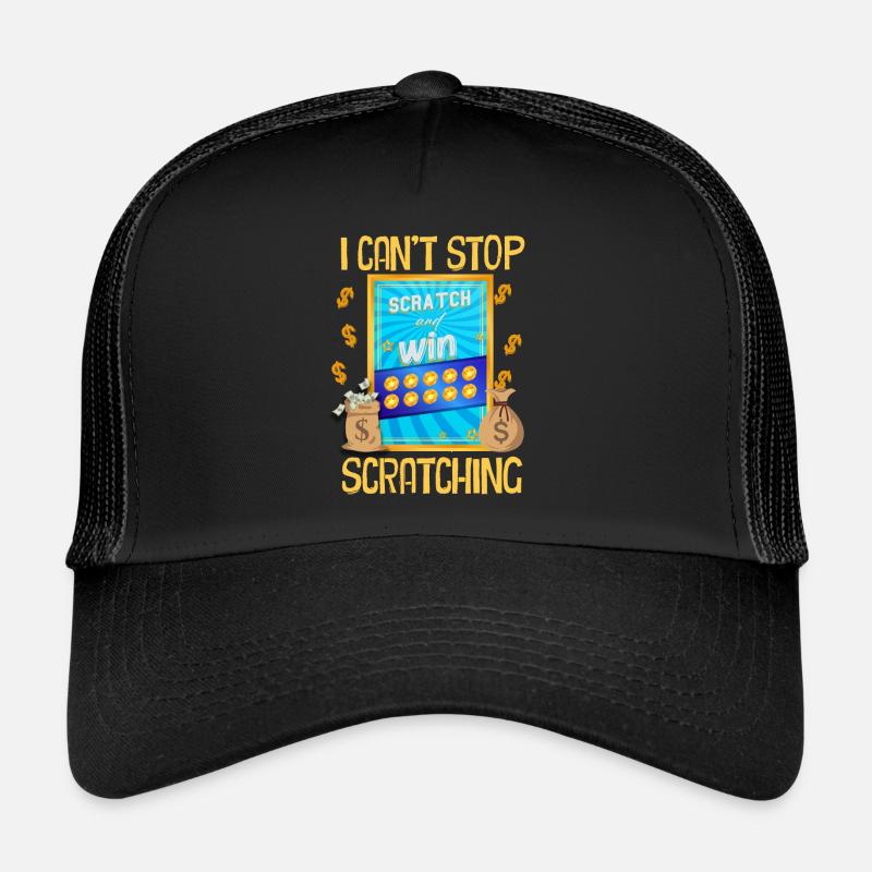 Je ne peux pas arrêter de gratter Casquette trucker 