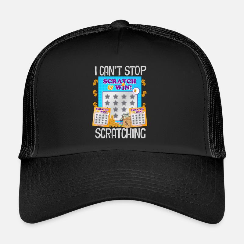 Je ne peux pas arrêter de gratter Casquette trucker 